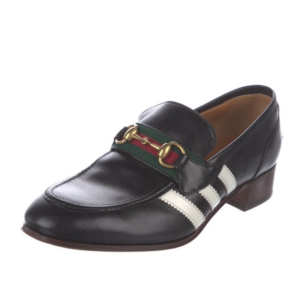 Gucci x Adidas Leather Loafers